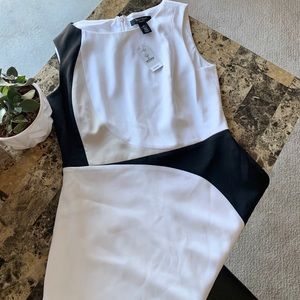 WHITE HOUSE BLACK MARKET Colorblock Dress NWT